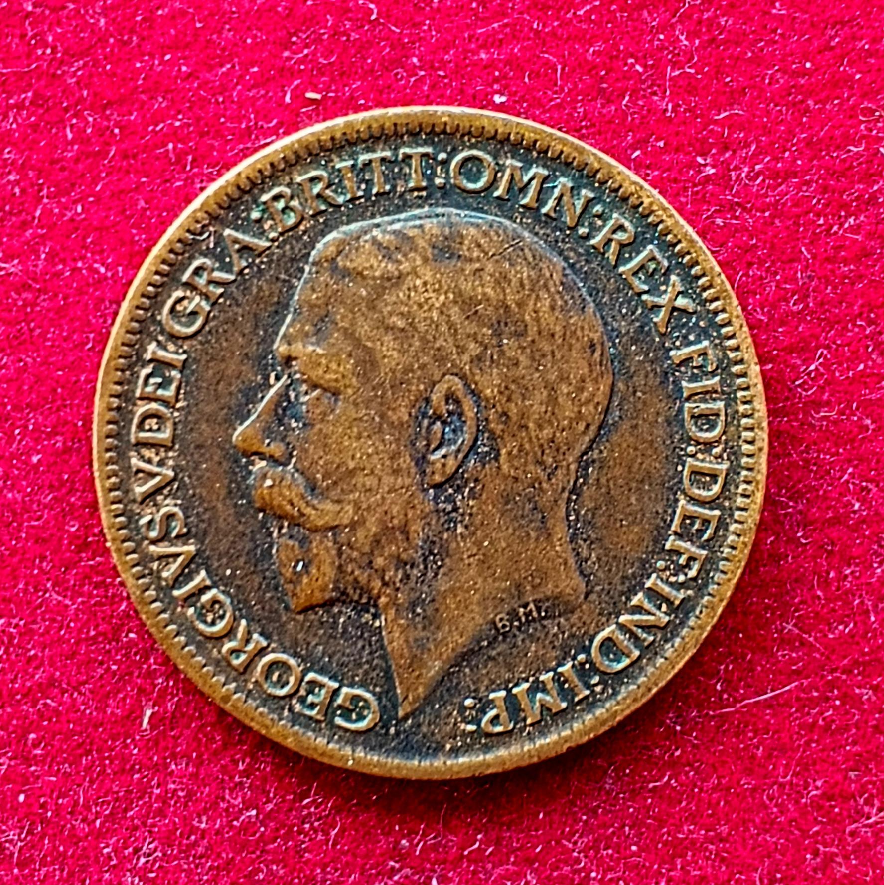 United Kingdom 1 Farthing - George V 1916 Coin