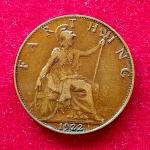 United Kingdom 1 Farthing - George V 1922 Coin
