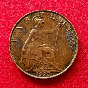 United Kingdom 1 Farthing - George V 1923 Coin