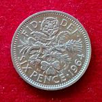 United Kingdom 6 Pence - Elizabeth II 1964 Coin