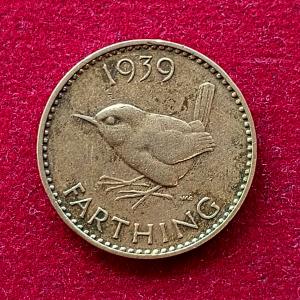 United Kingdom (UK) 1 Farthing George VI 1939 Coin