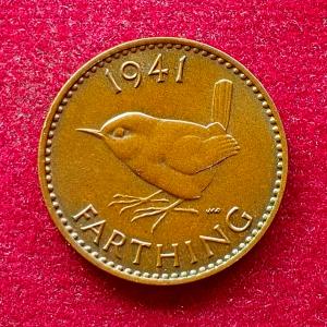United Kingdom (UK) 1 Farthing George VI 1941 Coin