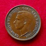 United Kingdom (UK) 1 Farthing George VI 1941 Coin