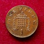 United Kingdom (UK) 1 New Penny Elizabeth II 1987 Coin