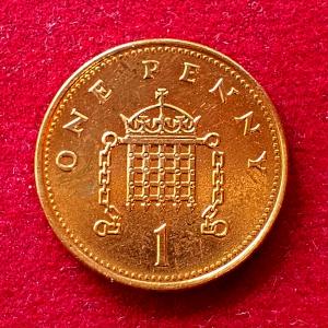 United Kingdom (UK) 1 New Penny Elizabeth II 1993 Coin