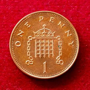 United Kingdom (UK) 1 New Penny Elizabeth II 1996 Coin
