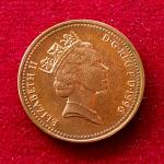 United Kingdom (UK) 1 New Penny Elizabeth II 1996 Coin