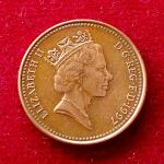 United Kingdom (UK) 1 New Penny Elizabeth II 1997 Coin