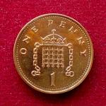 United Kingdom (UK) 1 New Penny Elizabeth II 2000 Coin