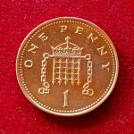 United Kingdom (UK) 1 New Penny Elizabeth II 2001 Coin