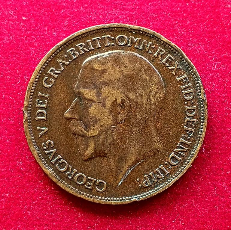 United Kingdom (UK) 1 Penny Edward VII 1917 Coin