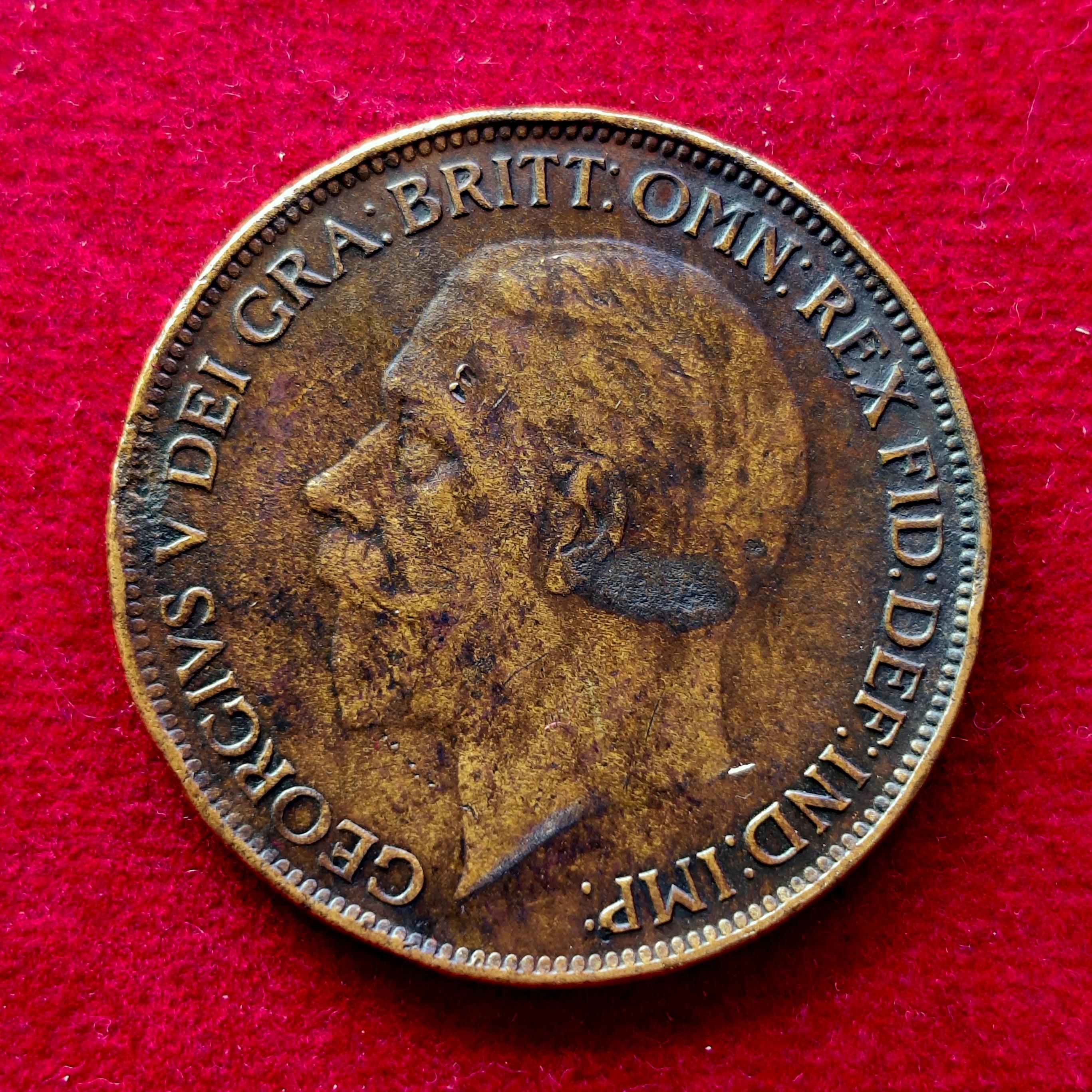 United Kingdom (UK) 1 Penny Edward VII 1927 Coin