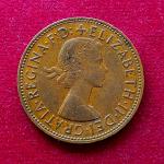 United Kingdom (UK) 1 Penny Elizabeth II 1965 Coin