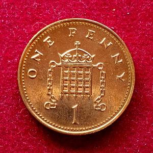 United Kingdom (UK) 1 Penny Elizabeth II 1993 Coin