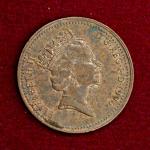 United Kingdom (UK) 1 Penny Elizabeth II 1996 Coin