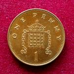 United Kingdom (UK) 1 Penny Elizabeth II 1999 Coin