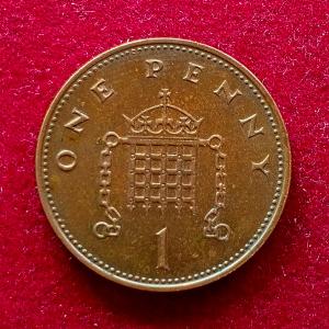 United Kingdom (UK) 1 Penny Elizabeth II 1999 Coin
