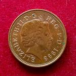 United Kingdom (UK) 1 Penny Elizabeth II 1999 Coin