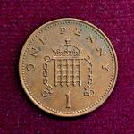 United Kingdom (UK) 1 Penny Elizabeth II 2000 Coin