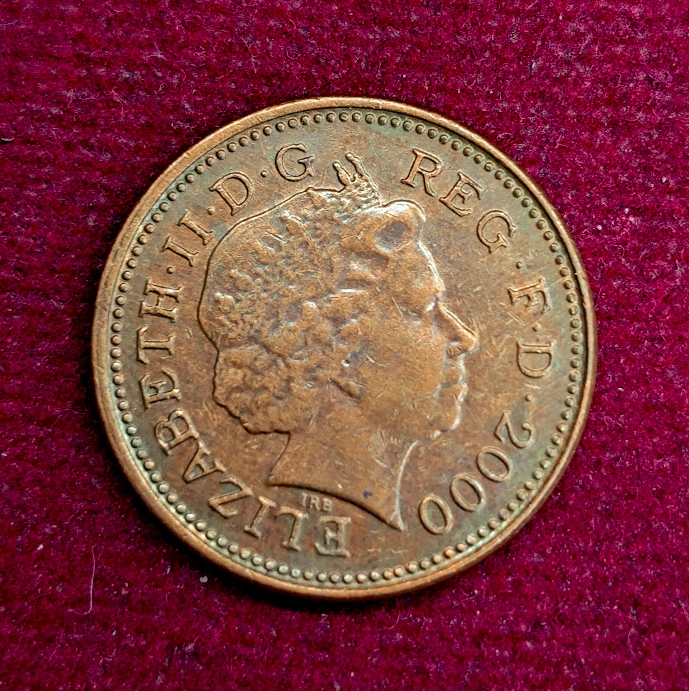 United Kingdom (UK) 1 Penny Elizabeth II 2000 Coin