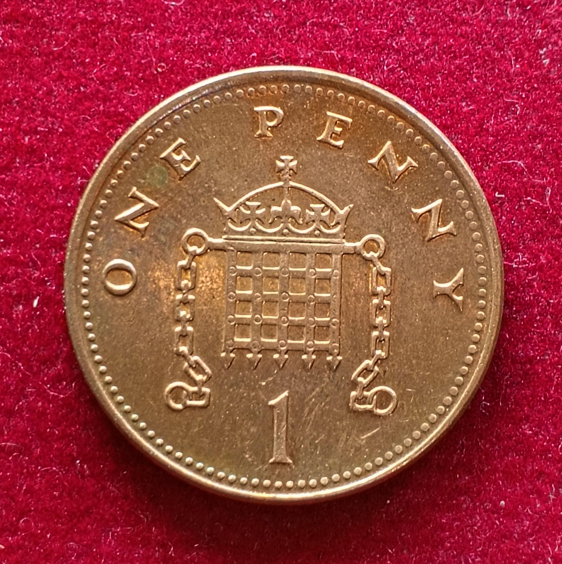 United Kingdom (UK) 1 Penny Elizabeth II 2002 Coin