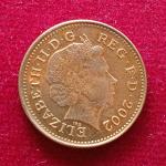United Kingdom (UK) 1 Penny Elizabeth II 2002 Coin