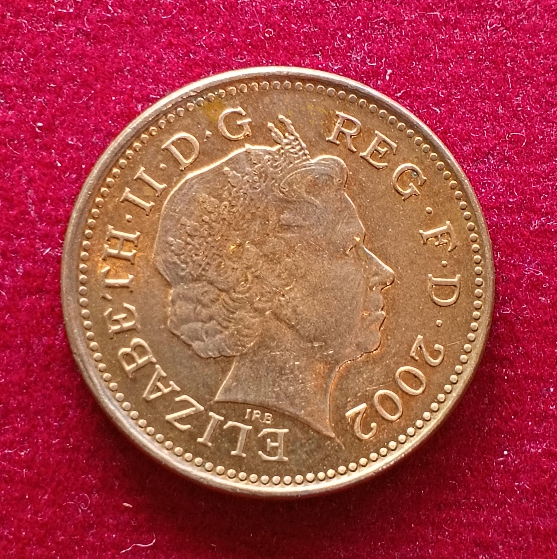 United Kingdom (UK) 1 Penny Elizabeth II 2002 Coin