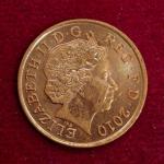 United Kingdom (UK) 1 Penny Elizabeth II 2010 Coin