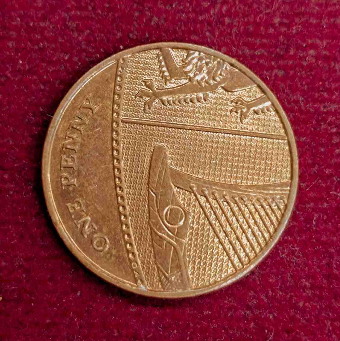 United Kingdom (UK) 1 Penny Elizabeth II 2010 Coin