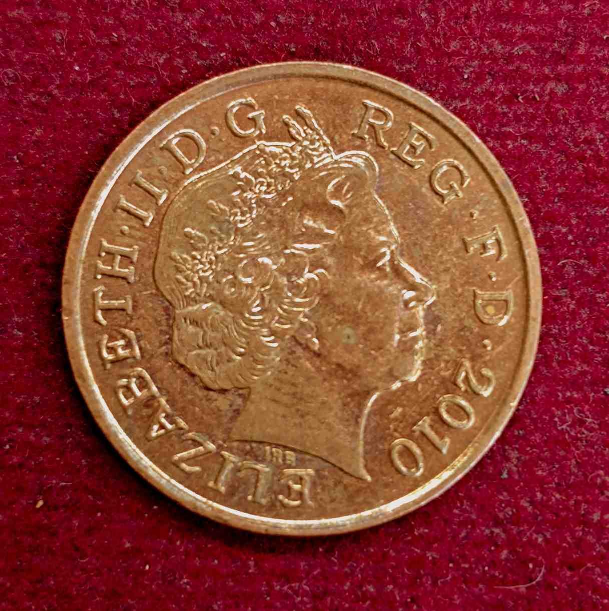United Kingdom (UK) 1 Penny Elizabeth II 2010 Coin