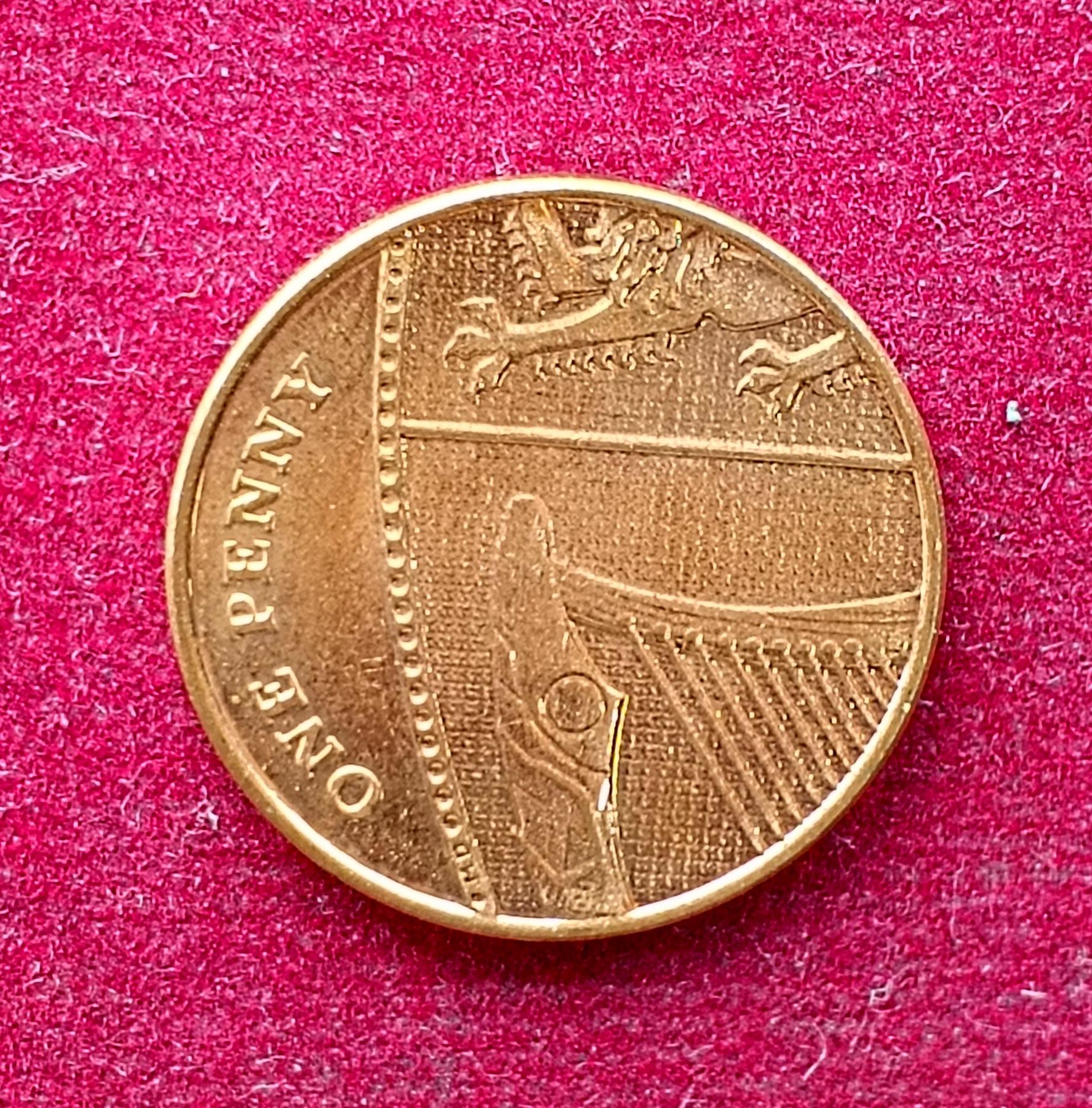 United Kingdom (UK) 1 Penny Elizabeth II 2015 Coin