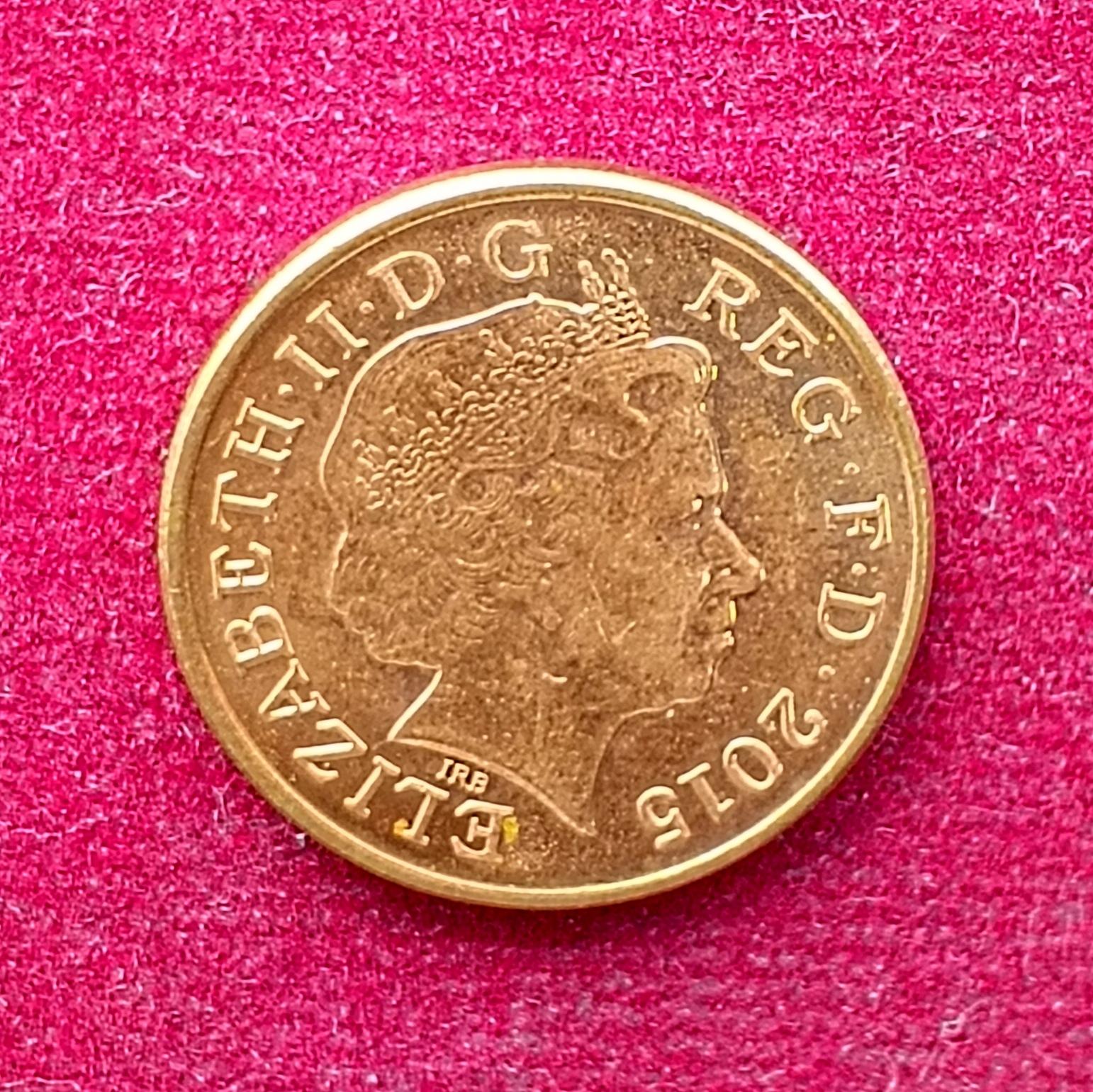 United Kingdom (UK) 1 Penny Elizabeth II 2015 Coin