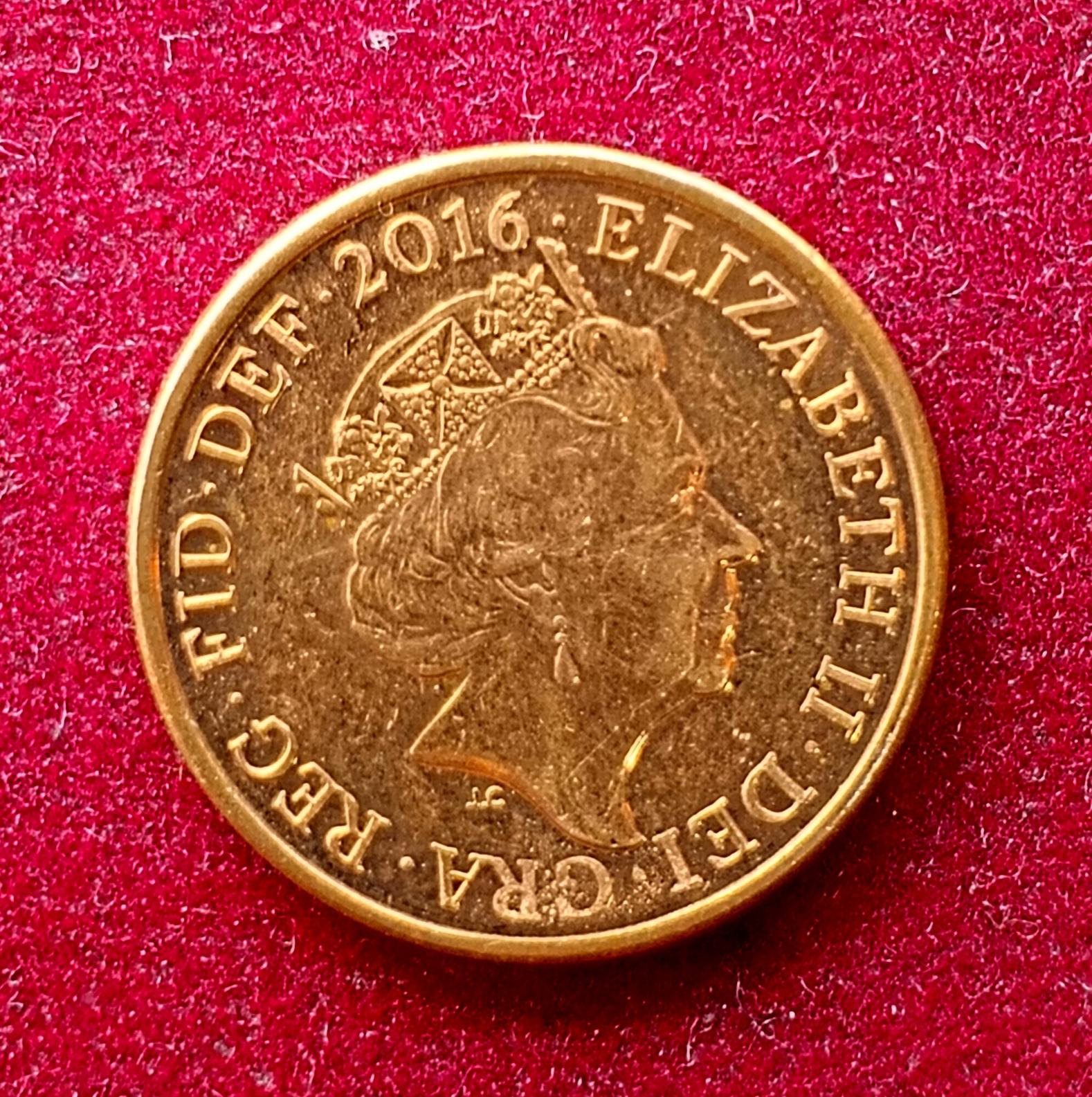 United Kingdom (UK) 1 Penny Elizabeth II 2016 Coin