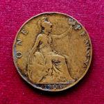United Kingdom (UK) 1 Penny Edward VII 1907 Coin