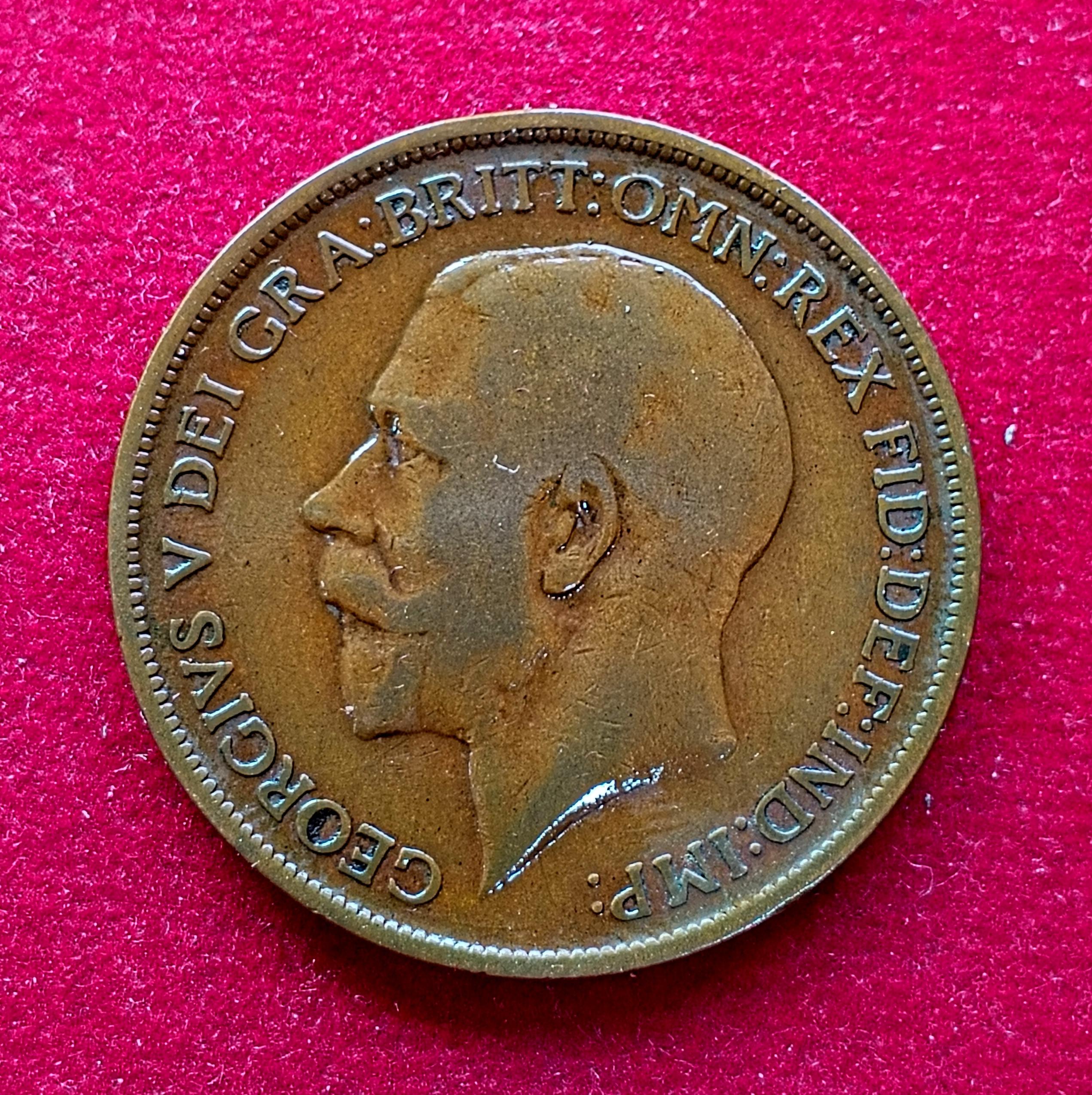 United Kingdom (UK) 1 Penny George V 1912 Coin