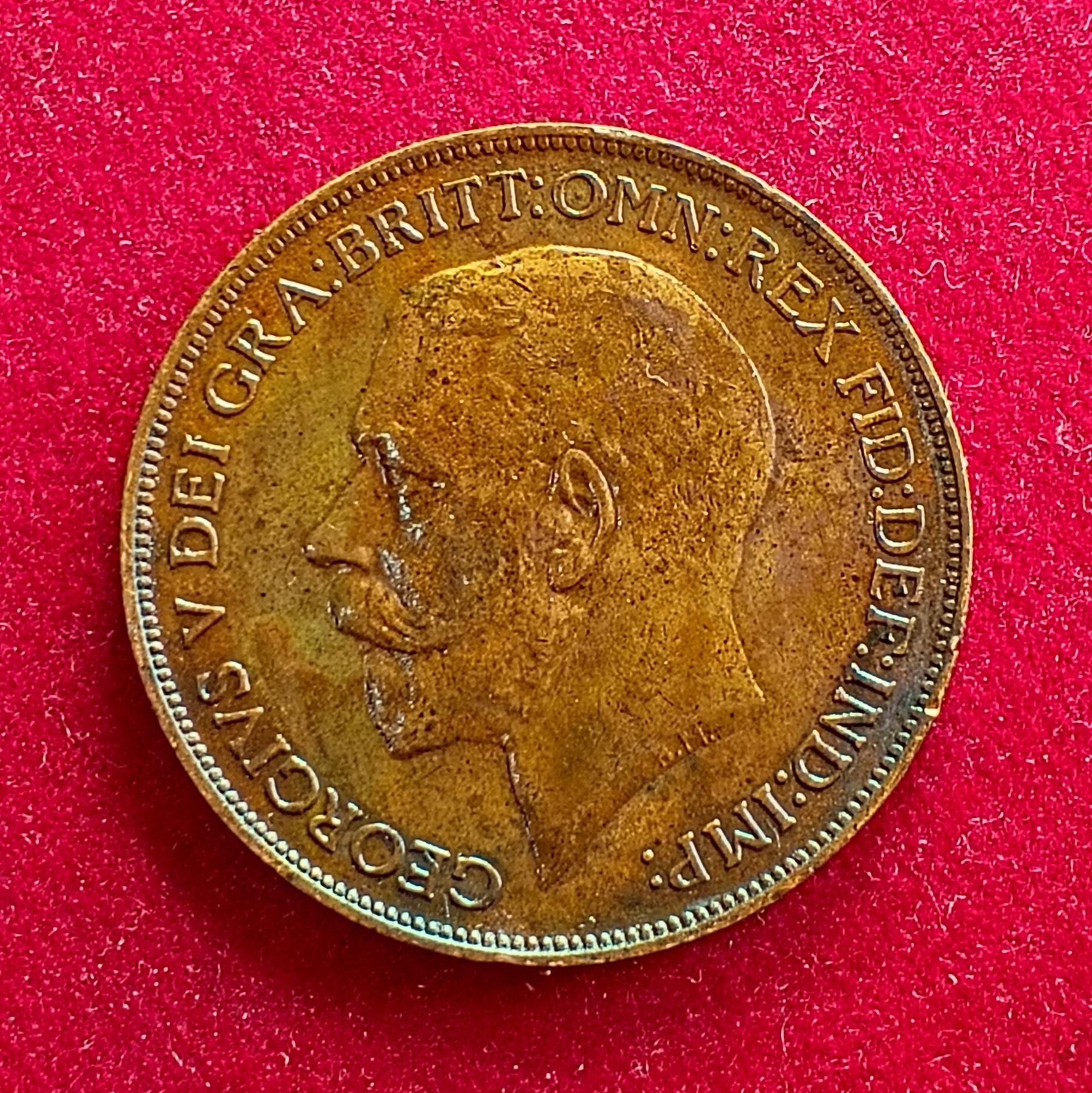 United Kingdom (UK) 1 Penny George V 1912 Coin