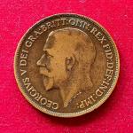 United Kingdom (UK) 1 Penny George V 1915 Coin