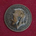 United Kingdom (UK) 1 Penny George V 1915 Coin