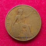 United Kingdom (UK) 1 Penny George V 1916 Coin