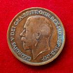 United Kingdom (UK) 1 Penny George V 1916 Coin