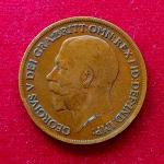 United Kingdom (UK) 1 Penny George V 1919 Coin