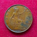 United Kingdom (UK) 1 Penny George V 1921 Coin