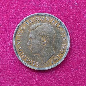 United Kingdom (UK) 1 Penny George VI 1938 Coin