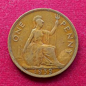United Kingdom (UK) 1 Penny George VI 1939 Coin