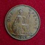 United Kingdom (UK) 1 Penny George VI 1945 Coin