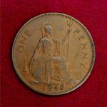 United Kingdom (UK) 1 Penny George VI 1948 Coin