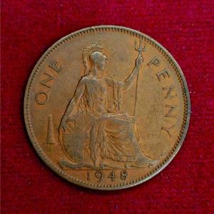 United Kingdom (UK) 1 Penny George VI 1948 Coin