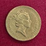 United Kingdom (UK) 1 Pound - Elizabeth II 1997 English Lions Coin