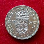 United Kingdom (UK) 1 Shilling Elizabeth II 1954 Coin