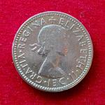 United Kingdom (UK) 1 Shilling Elizabeth II 1955 Coin